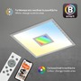 Hranatá - BRILO 7397-014 CCT svítidlo LED panel, RGB centrální světlo, 44,5 cm, 24 W, 2400 lm, stříbrná - BRILO - foto 4