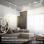 Lištové Briloner 48V - BRILO 8025046 BRILONER Startovací sada lištový systém nízké napětí 200 cm, 2x 48V lišta, 4 LED spoty, s trafem, bílá 8025046 - foto 4