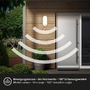 Nástěnná - BRILO 3830015 Ruch LED venkovní nástěnné svítidlo, pohybové čidlo, IP65, černá - BRILO - foto 4