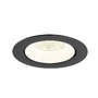 Kruhová - LA 1009907 NUMINOS® GIMBLE XL Stropní vestavné svítidlo, 4000 K, 55°, černá / bílá - BIG WHITE (SLV) - foto 4