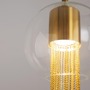 Koule - M P095PL-01BZ Závěsné svítidlo Flusso 12W čirá sklo bronz kov designové - MAYTONI - foto 4