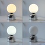 Stolní lampy dekorační - LD 19218-17 Kolekce Schöner Wohnen LED bateriové stolní svítidlo RUDI, chrom, nabíjecí přes USB, 3000-6000K - JUST LIGHT - foto 4