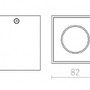 Downlight - RED R12736 AGATE I stropní česaný hliník 230V GU10 35W - RED - DESIGN RENDL - foto 4