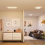 Hranatá - P 71031 LED Panel Atria Shine Backlight IP44 hranaté 580x200mm 22W 3000K design dřevo - PAULMANN - foto 4