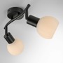 Bodová - LD 12151-18 LOKI LED stropní svítidlo 2 ramenné černé otočné spoty nadčasový design 3000K - JUST LIGHT - foto 4