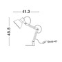 Stolní lampy pracovní - NV 9620130 Stolní lampa GROU matný černý kov a dřevo E27 1x12W 230V IP20 vypínač na těle bez žárovky - NOVA LUCE - foto 4