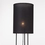 Stojací lampy - NV 9043301 Stojací lampa LEITH černé stínidlo a černý hliník E27 1x12W 230V IP20 bez žárovky - NOVA LUCE - foto 4