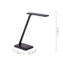Stolní lampy pracovní - LD 14415-18 FLORENTINA LED stolní lampa, černá, QI-nabíjení, dotykový stmívač, CCT 3000-5000K - LEUCHTEN DIREKT / JUST LIGHT - foto 4