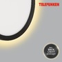 Nástěnná - TF 313405TF TELEFUNKEN LED venkovní nástěnné svítidlo pr. 28 cm 15W 2000lm černá - BRILONER - foto 4