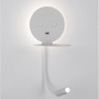 Bodová - NV 9173281 Bodové svítidlo ECLIP bílý hliník nastavitelné vypínač na těle USB nabíjení LED Samsung 230V 3000K osvětlení 6W čtecí lampička 3W IP20 - NOVA LUCE - foto 4
