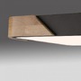 Hranatá - LD 14289-18 BILA LED stropní svítidlo hranaté černá s dekorem dřeva nadčasový design 3000K - JUST LIGHT - foto 4