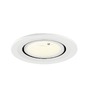 Kruhová - LA 1009431 NUMINOS® GIMBLE S Stropní vestavné svítidlo, 4000 K, 55°, IP20, kulaté, bílé - BIG WHITE (SLV) - foto 4