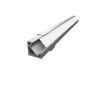 Al profily rohové - LA 1004889 GRAZIA 10 EDGE 2 m alu - BIG WHITE (SLV) - foto 4