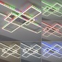 Hranatá - LD 14637-55 FELIX60 LED stropní svítidlo 101,5x71cm, stříbrná barva, RGB Rainbow, stmívatelné CCT RGB+2700-5000K - LEUCHTEN DIREKT / JUST LIGHT - foto 4