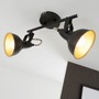 Bodová - BRILO 2049-025 Bodové svítidlo 30,4 cm 2x E14 40W černá - BRILO - foto 4