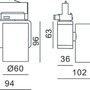 Svítidla - IMPR 707054 Deko-Light kolejnicový systém 3-fázový 230V Nihal Mini 230V 15W 3000 K stříbrná 94 mm - foto 4