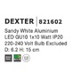 Bodová - NV 821602 Bodové svítidlo DEXTER bílý hliník GU10 1x10W - NOVA LUCE - foto 4