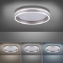Kruhová - PN 8414-55 Q-VITO LED stropní svítidlo Smart-Home s měnitelnou teplotou chromatičnosti a změna barev s pamětí a ovladačem stmívání ZigBee 2700-5000K - PAUL NEUHAUS - foto 4
