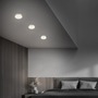 Kruhová - BRI 7072-414 LED stropní svítidlo hvězdné nebe, pr. 15,7 cm, 11 W, stříbrná - BRILONER - foto 4