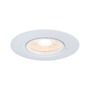 Kruhová - P 92118 Vestavné svítidlo 10ks-sada nevýklopné kruhové 90mm GU10 max. 10x10W 230V bílá - PAULMANN - foto 4