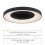 Kruhová - LD 14327-18 ANIKA LED stropní svítidlo šedé LED 60W 2700K-5000K IP20- LEUCHTEN DIREKT / JUST LIGHT - foto 4