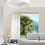 Kruhová - AZZ AZ3438 LED Závěsné svítidlo Azzardo Sovana Pendant 45 CCT grey Dimm AZ3438 40W 2200lm 2700-6500K IP20 45cm stmívatelné šedé - AZZARDO - foto 4