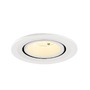 Kruhová - LA 1009413 NUMINOS® GIMBLE S Stropní vestavné svítidlo, 3000 K, 55°, IP20, kulaté, bílé - BIG WHITE (SLV) - foto 4