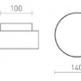 Downlight - RED R14341 MARLENE 14 přisazená černá 230V LED 18+6W 3000K - RED - DESIGN RENDL - foto 4