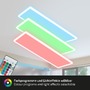 Hranatá - BRILO 7404-016 Ultraploché RGB/W-svítidlo LED panel s přímé a nepřímé osvětlení, 42 cm, LED, 22 W, 3000 lm, bílé - BRILO - foto 4