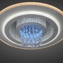 Kruhová - LD 14518-16 LED stropní svítidlo TOLAGO, bílá, s tunelovým efektem a křišťálem, RGB/3000-6500K - JUST LIGHT - foto 4