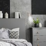 Bodová - BRI 2080011 Tuso Bett lampa na čtení - 4,7W, 400lm, LED, vypínač, nastavitelná, béžová - BRILONER - foto 4