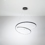 Dekorativní - FAN LED-LIEVE-S80-NER Závěsné svítidlo LED LIEVE černá 60 W 8000 lm CCT 80 x 130 cm - FANEUROPE - foto 4