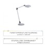 Stolní lampy pracovní - LD 14418-95 VÝPRODEJ VZORKU - Stolní lampa NIKLAS LED 6W 3000-6000K hliník IP20 - LEUCHTEN DIREKT / JUST LIGHT - foto 4