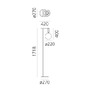 Stojací lampy - AR 1271010A nh 22 stojací lampa - ARTEMIDE - foto 4
