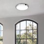 Kruhová - BRI 3351-016 LED stropní svítidlo, pr. 28,5 cm, 13 W, bílé-chrom - BRILONER - foto 4