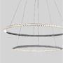 Kruhová - NV 9312838 Závěsné svítidlo NETUNO chromovaný hliník a křišťál nastavitelné LED 50W 230V 3000K IP20 stmívatelné - NOVA LUCE - foto 4