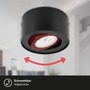 Bodová - BRI 7121-015 LED přisazené svítidlo, pr. 9 cm, 5 W, černá - BRILONER - foto 4