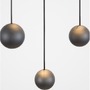 Vícečetná - NV 9303952 Závěsné svítidlo NOCCI černý hliník černý kabel LED 10x4.5W 230V 3000K IP20 - NOVA LUCE - foto 4