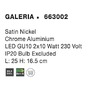 Bodová - NV 663002 Bodové svítidlo GALERIA nikl satén chromovaný hliník GU10 1x10W IP20 bez žárovky - NOVA LUCE - foto 4