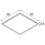 LED panely - LA 1008604 PANEL C 625 DALI 34 W 930/940 UGR - BIG WHITE (SLV) - foto 4