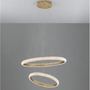 Kruhová - NV 9748156 Závěsné svítidlo MEDORA mosazný zlatý hliník a akryl LED 41.5W 230V 3000K IP20 stmívatelné - NOVA LUCE - foto 4