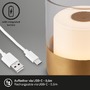 Na stůl - BRILO 7483017 LED nabíjecí stolní lampa, 10 cm, 2W, 150lm, zlatá - BRILONER - foto 4