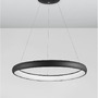Kruhová - NV 8105602 D Závěsné svítidlo ALBI černý hliník a akryl LED 50W 230V 3000K IP20 stmívatelné - NOVA LUCE - foto 4