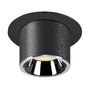 Kruhová - LA 1007001 NUMINOS® PROJECTOR M stropní zápustné svítidlo, 3000 K, 55°, válcové, černé/chrom - BIG WHITE (SLV) - foto 4
