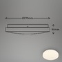 Kruhová - BRILO 3827016 Walk LED stropní svítidlo IP54, 3m dosah čidla, pohybové čidlo bílé - BRILO - foto 4