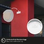 Nástěnná - BRI 3784016 Puni LED venkovní nástěnné svítidlo, nabíjecí, 3 krokový dotykový stmívač, časovač, bílé - BRILONER - foto 4