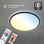 Kruhová - BRILO 3065-015 Hvězdné nebe CCT LED stropní svítidlo, pr. 49 cm, 42 W, 4500 lm, černá - BRILO - foto 4