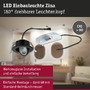 Koupelnová - P 92413 LED vestavné svítidlo Zina IP65 5W / 8W 230V stmívatelné 2700 - 4000K černá mat - PAULMANN - foto 4