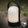 Stolní lampy dekorační - BRILO 7544015 Asa stolní lampička - 1W, 50lm, bezdrátová, LED, stmívatelné, teplá bílá, černá - BRILO - foto 4
