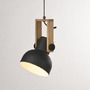 Dekorativní - LD 15741-18 CUP 2.0 závěsné svítidlo průměr 16cm 1 ramenné dřevo z akácie nastavitelná výška - JUST LIGHT - foto 4